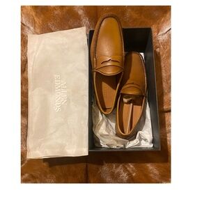 Allen Edmonds- SuperSport Moc Toe Penny Loafer Color: Walnut.